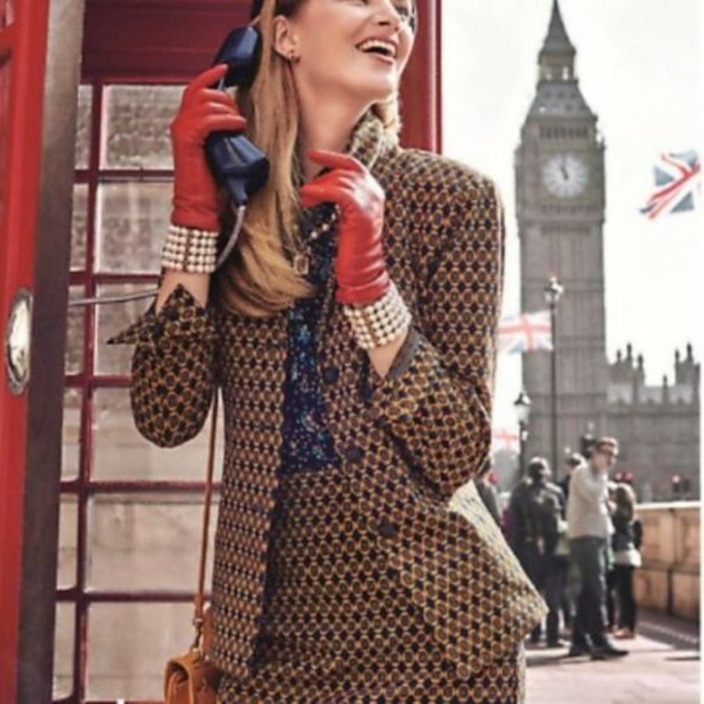 CAbi Standout Medallion Blazer Jacket  3372 Medium